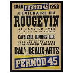 Vintage Original French Advertising Poster