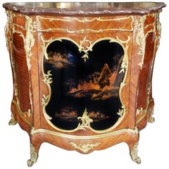 Victor Raulin Fine Louis XVI Gilt Bronze Side Cabinet, circa 1880