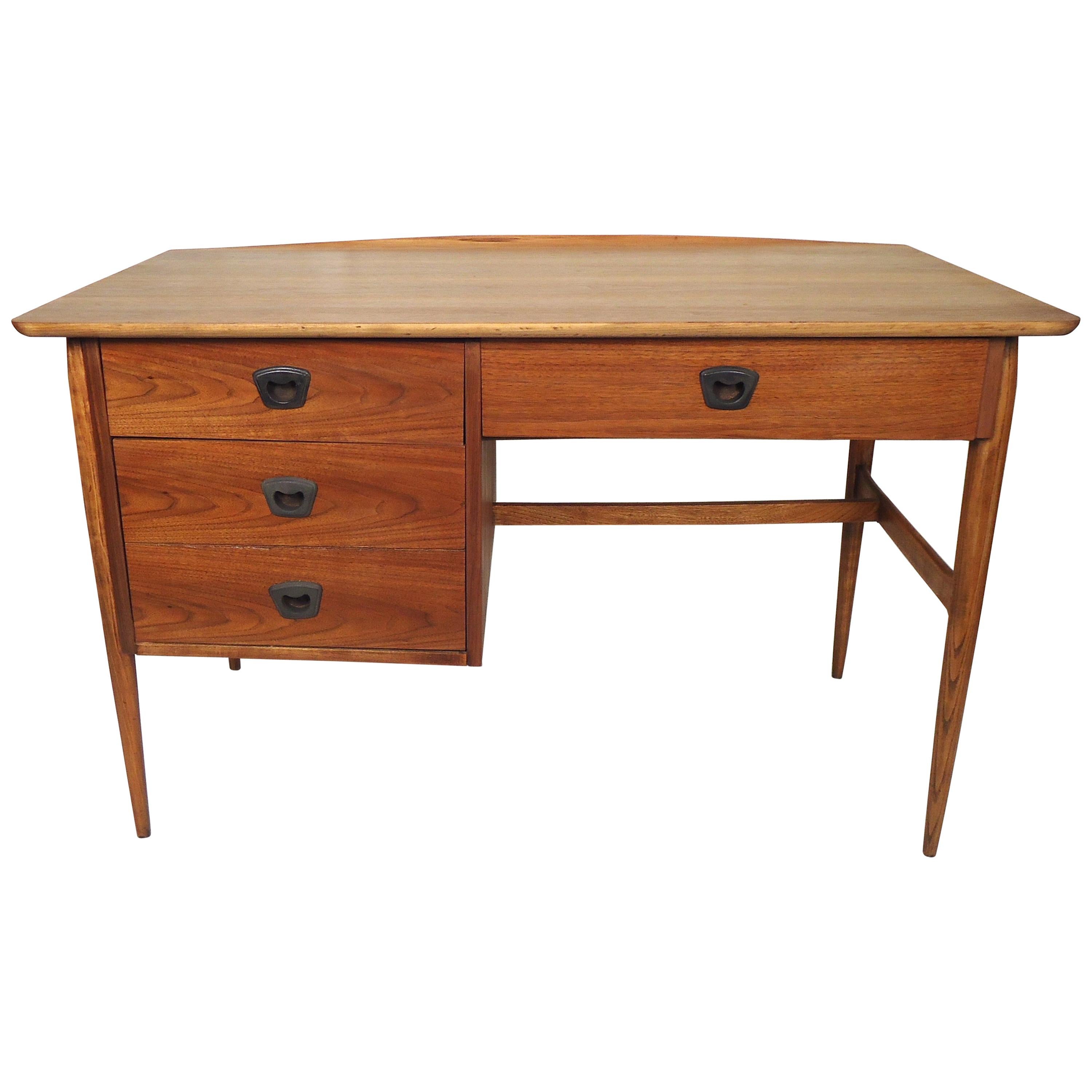 amherst mid century modern desk