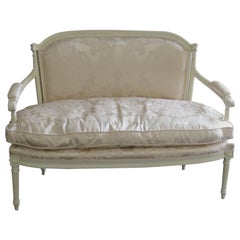 Antique Louis XVI Style Settee Attributed to Maison Jansen
