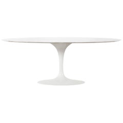 Eero Saarinen, Oval Marble Dining Table, 1955 for Knoll International