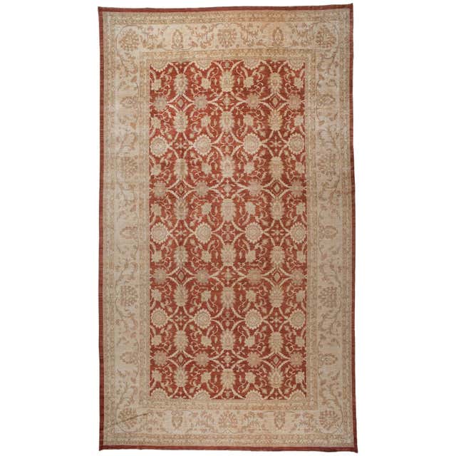 Traditional Floral Pakistani Area Rug at 1stDibs