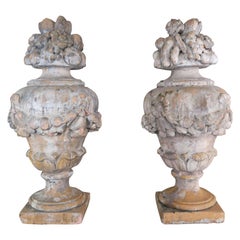 Pair of French Garden Ornaments, circa 1940s