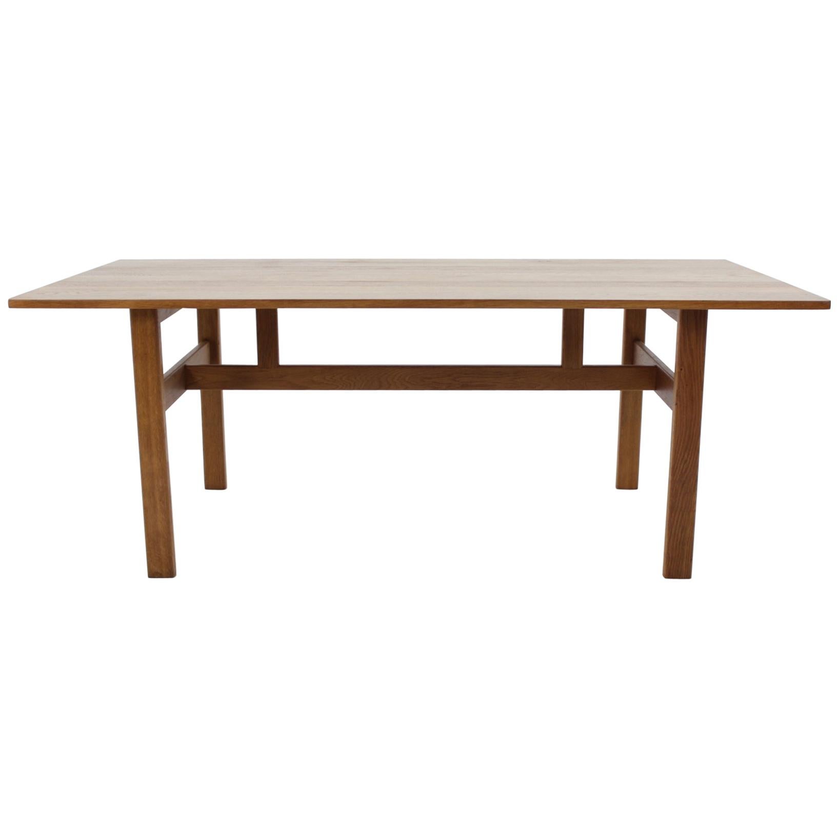 Kurt Ostervig Solid Oak Extendable Dining Table