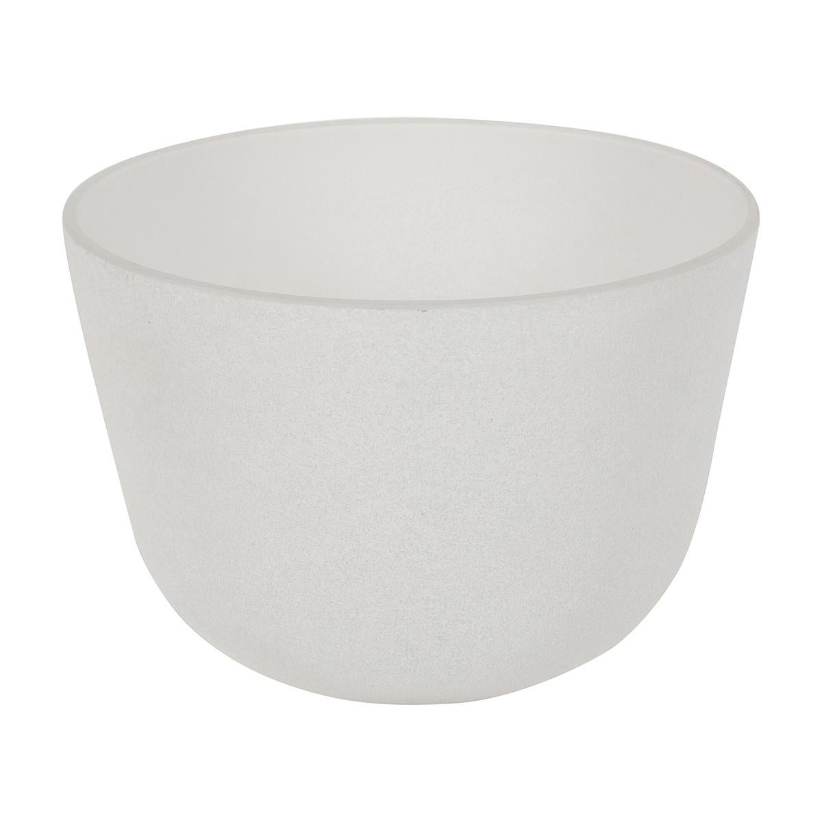 White Scavo Glass Bowl