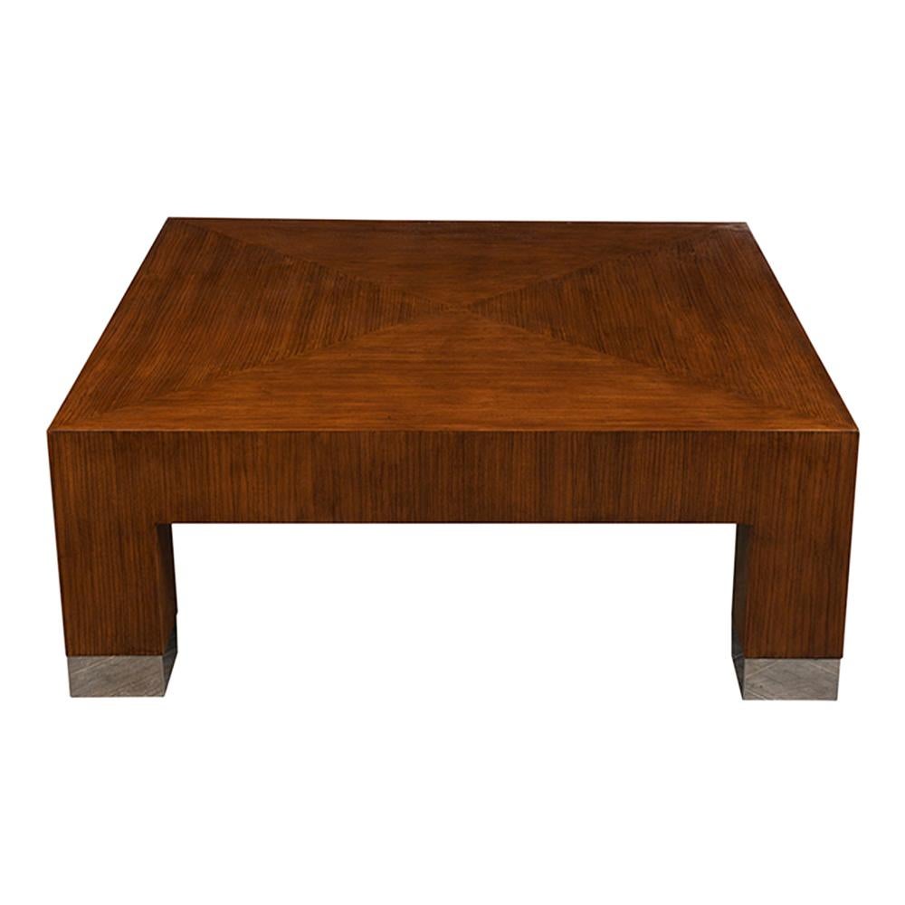 Mid-Century Modern Lacquered Square Coffee Table