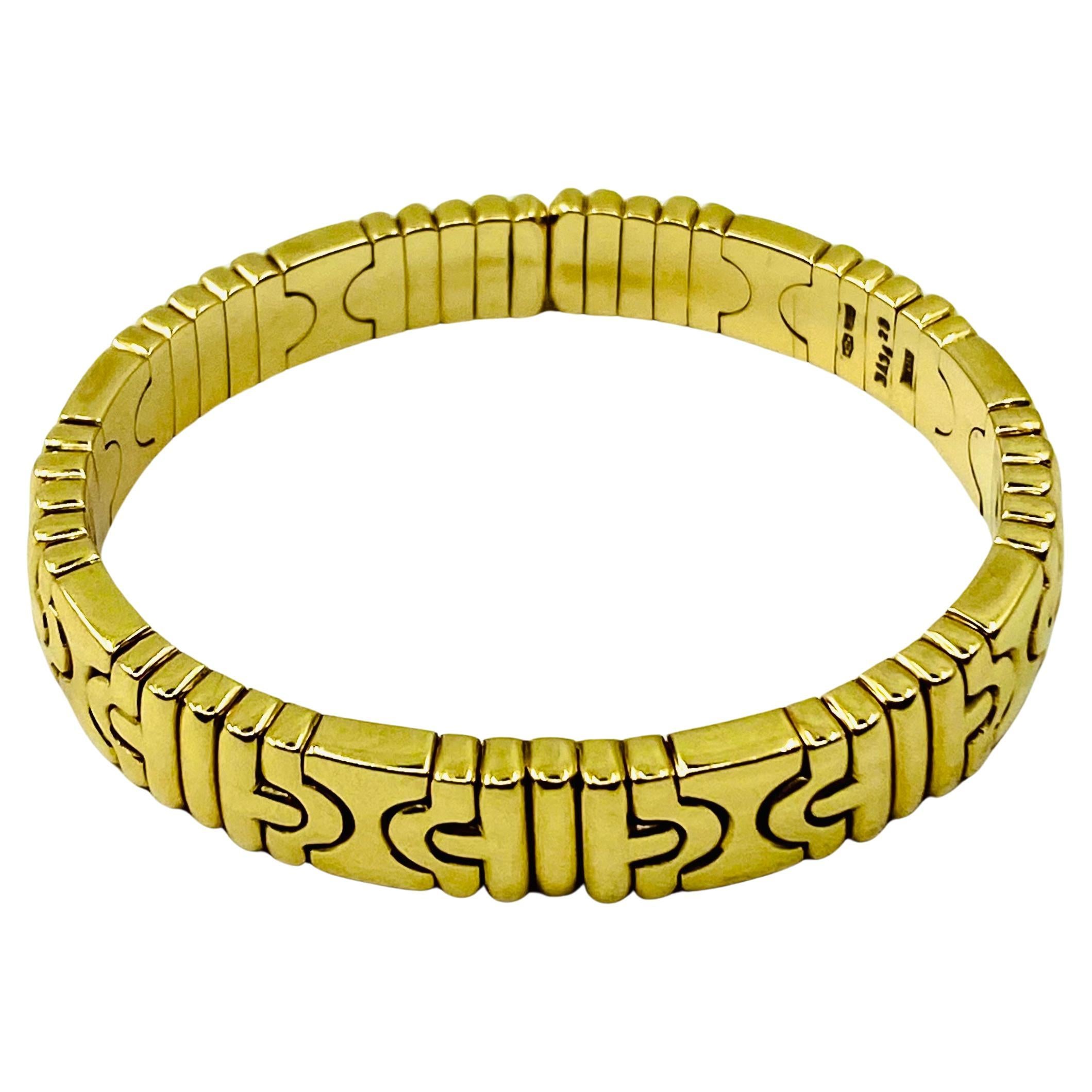 Bulgari Gold Parentesi Bangle Bracelet 1