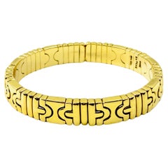 Bulgari Gold Parentesi Bangle Bracelet