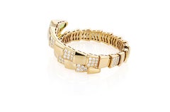 Bulgari Serpenti-Armband aus Gold, Peridot und Diamanten