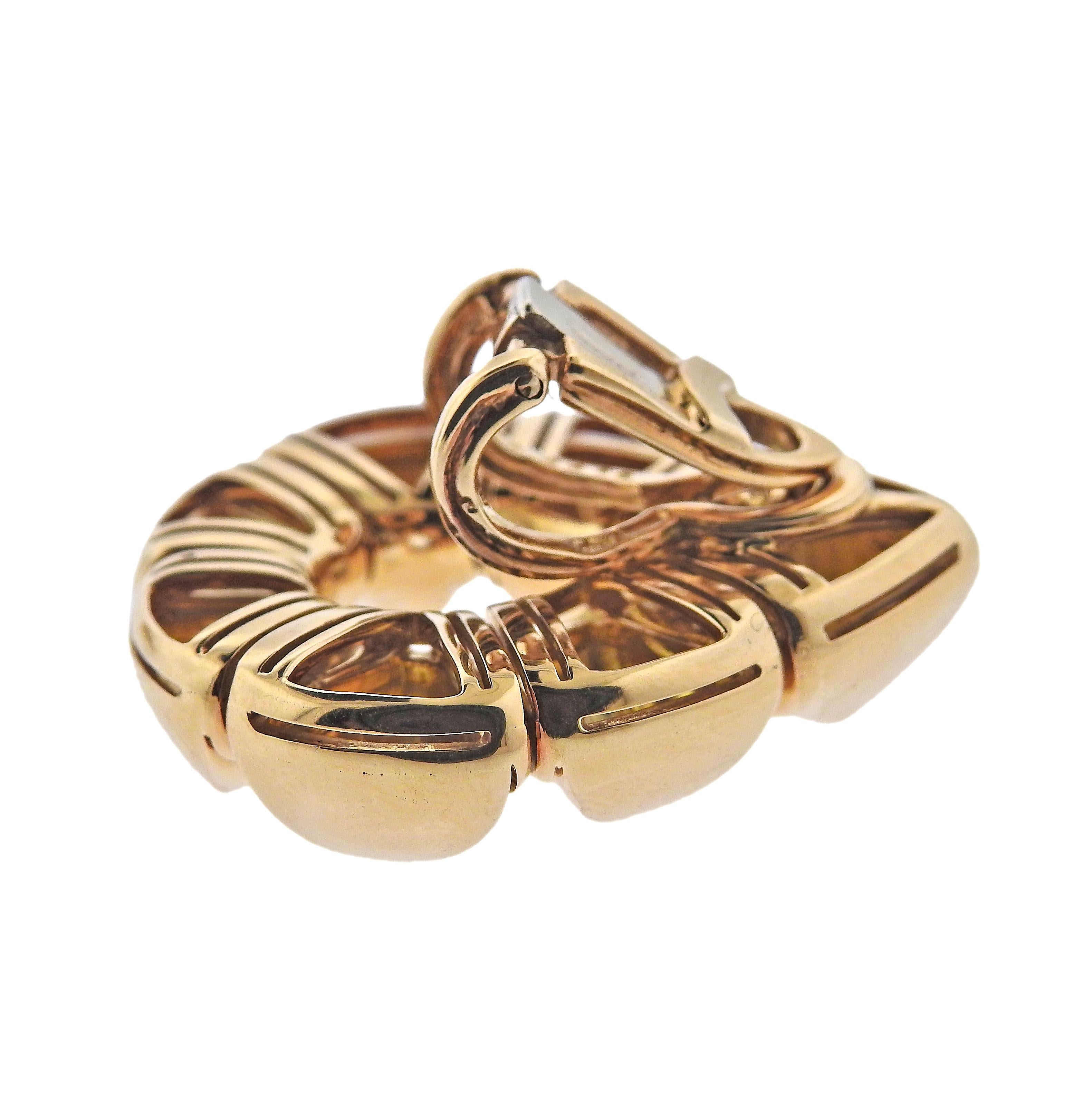 bvlgari earrings gold