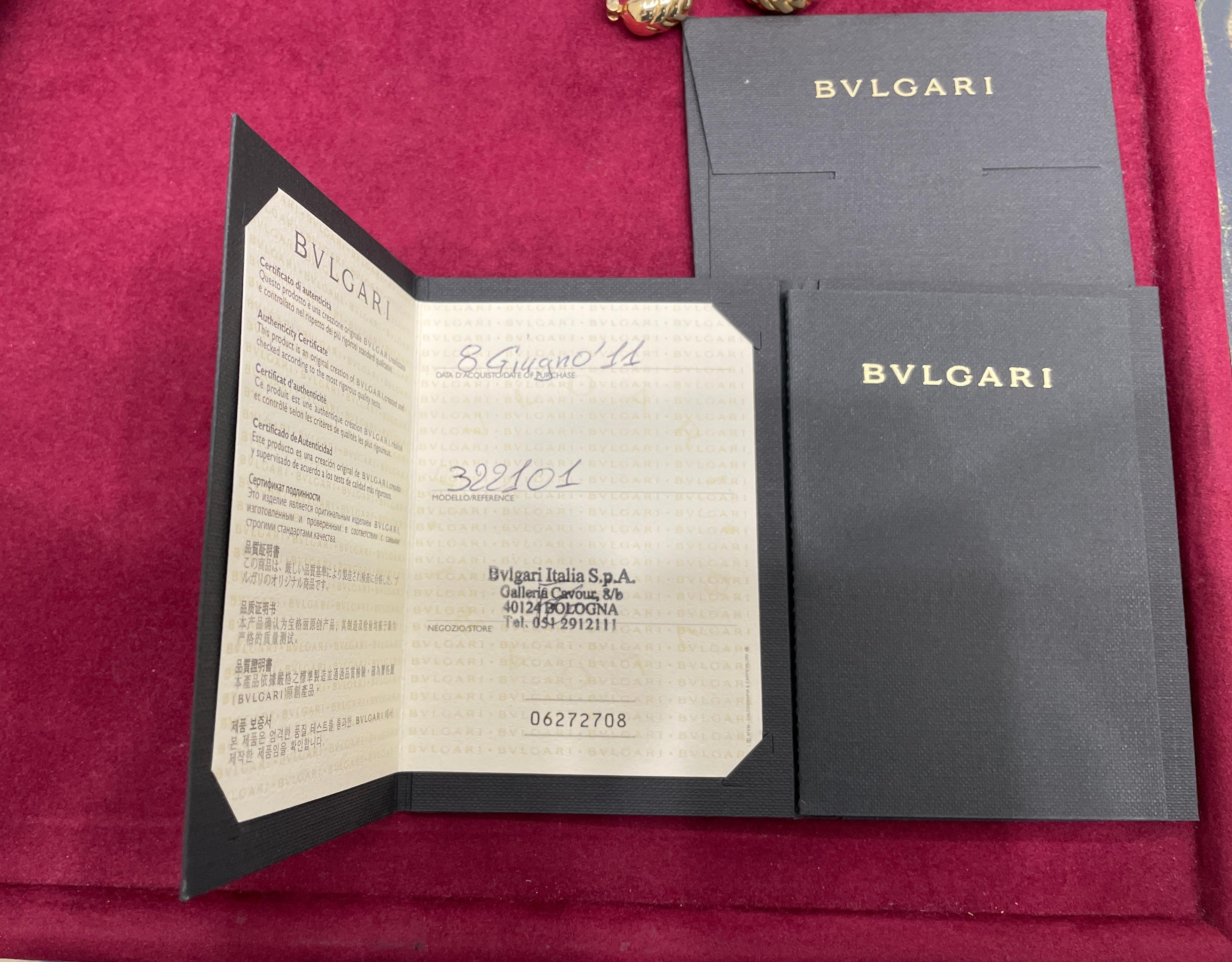 Bulgari Gold-Halskette „Spiga“ Damen