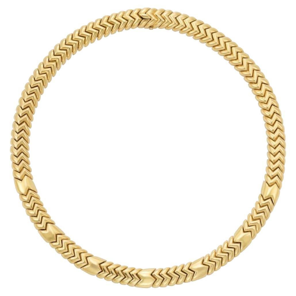 Bulgari Gold "Spiga" Necklace