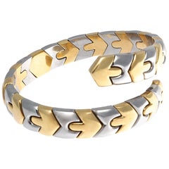 Bulgari Gold and Steel Bracelet