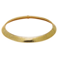 Bulgari Gold Tubogas Necklace