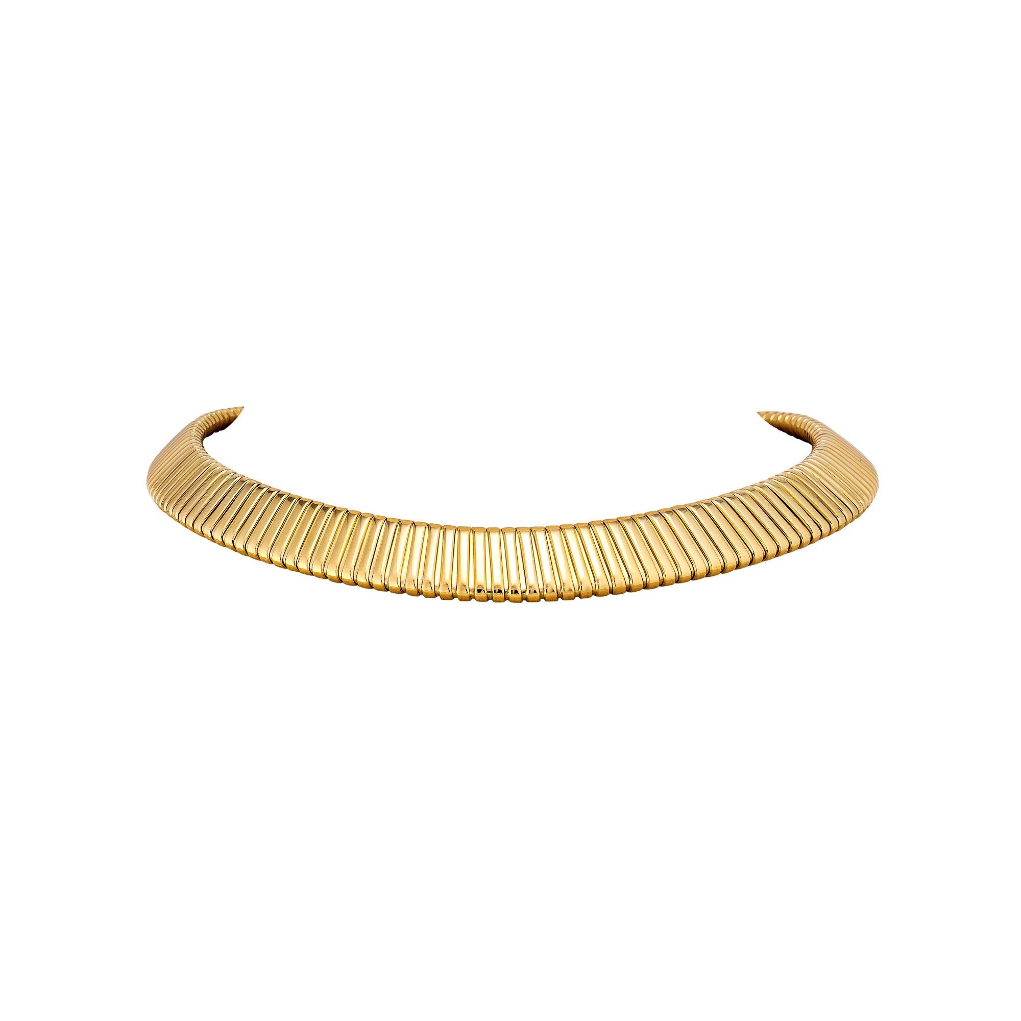 bulgari tubogas necklace