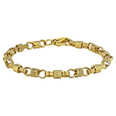 Bracciale a maglie nautiche Bulgari in oro Vintage