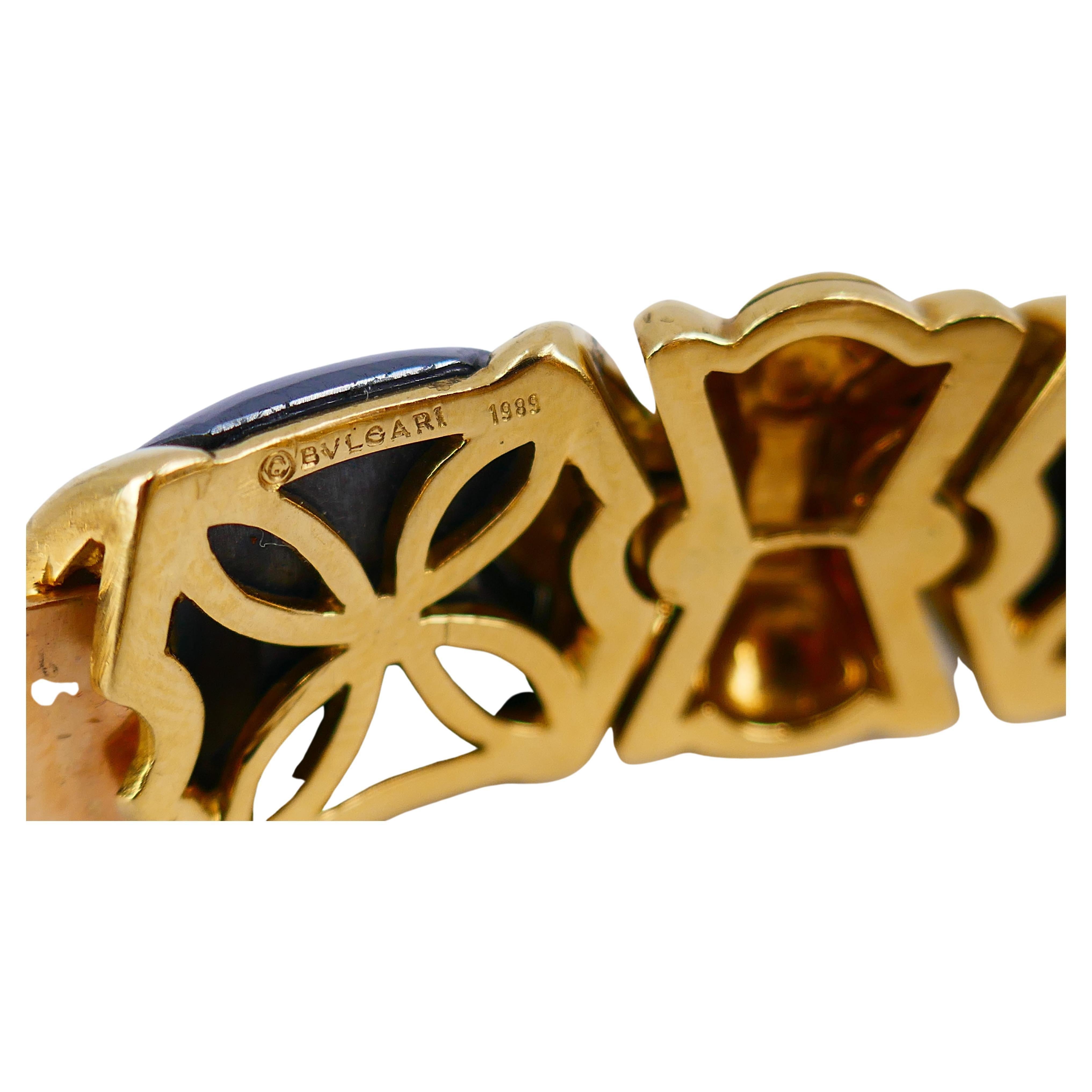 Bulgari Hematite Bracelet 18k Gold 1