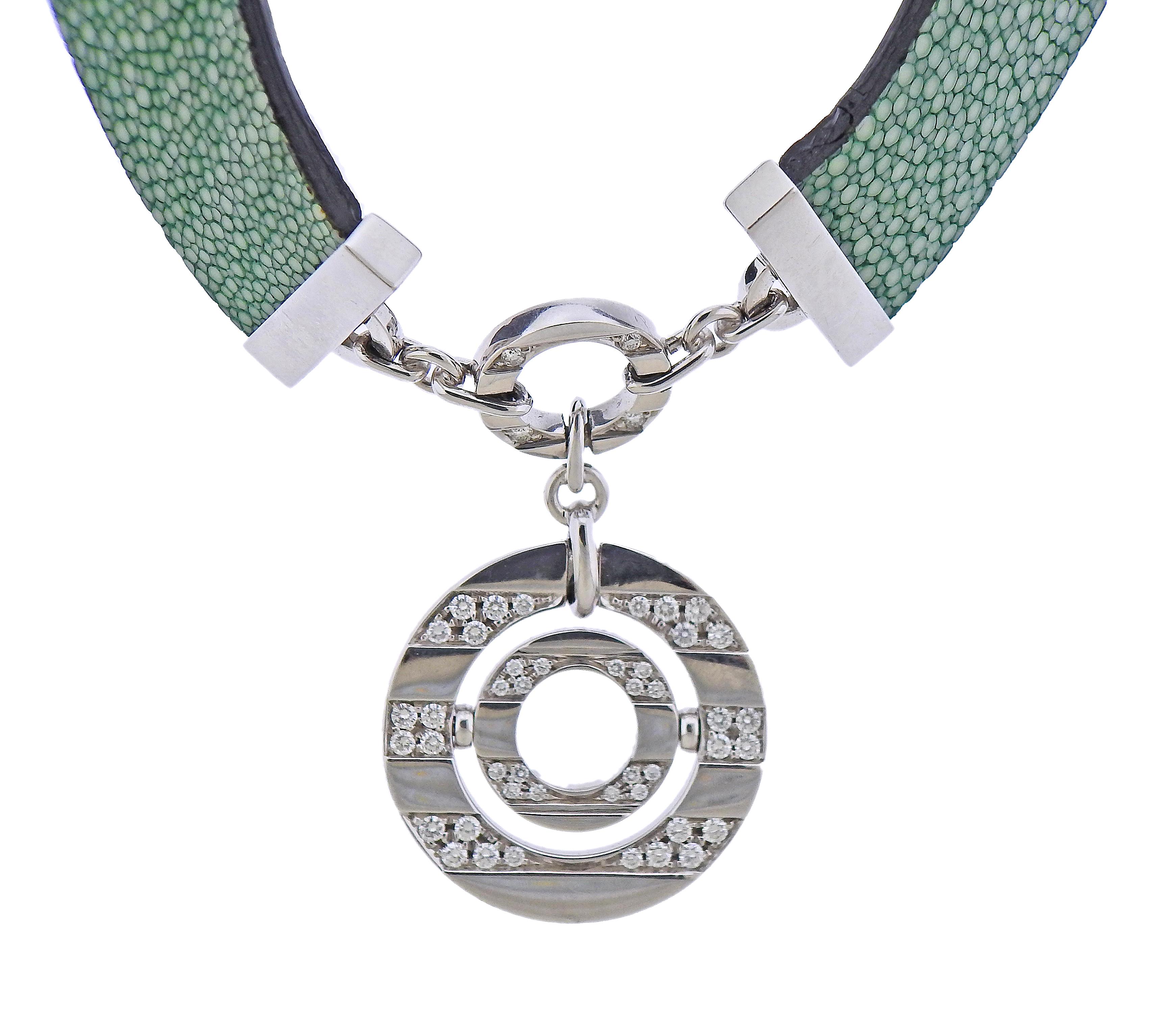 bulgari necklace green