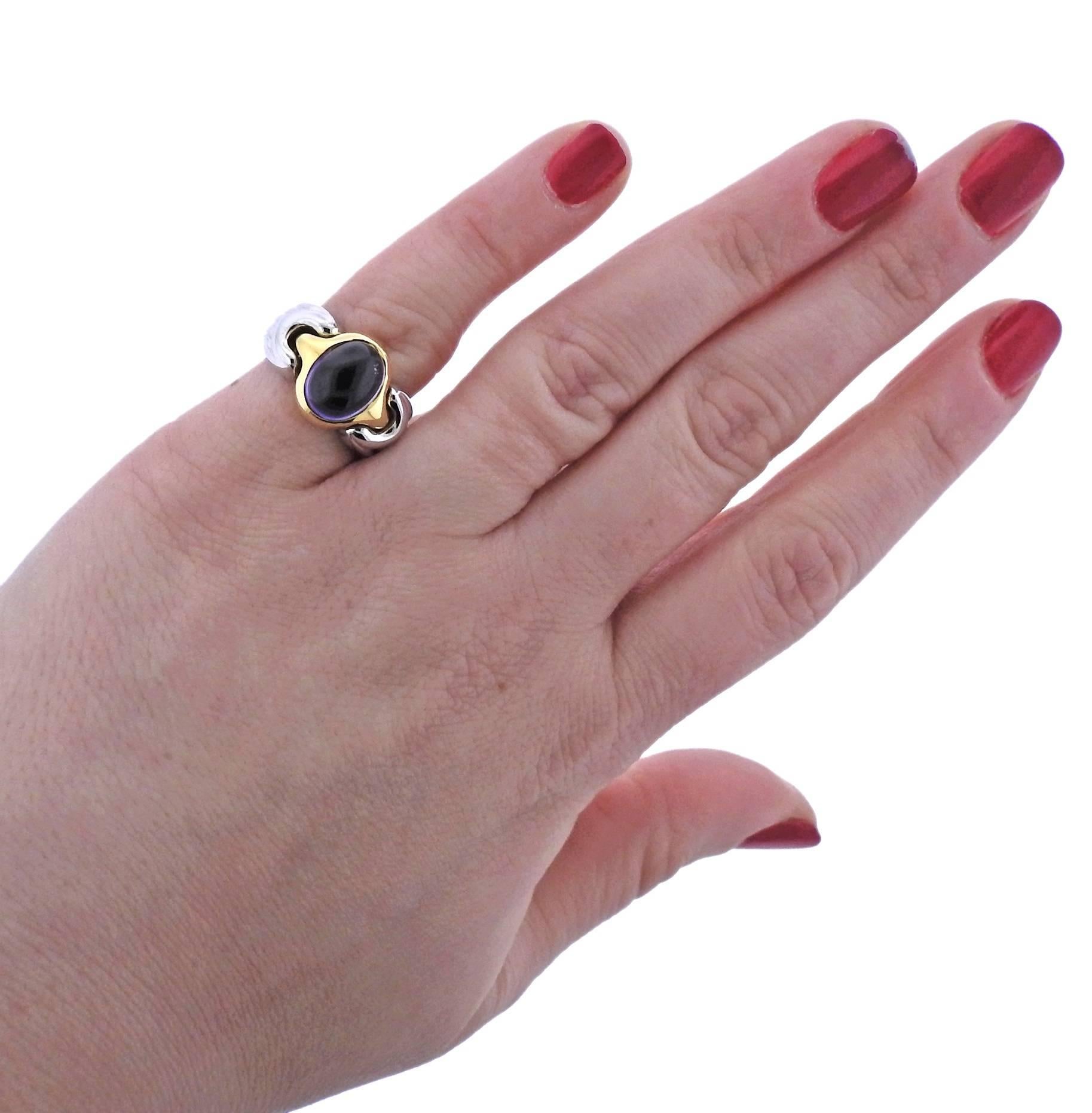 Women's Bulgari Iolite Gold Ring