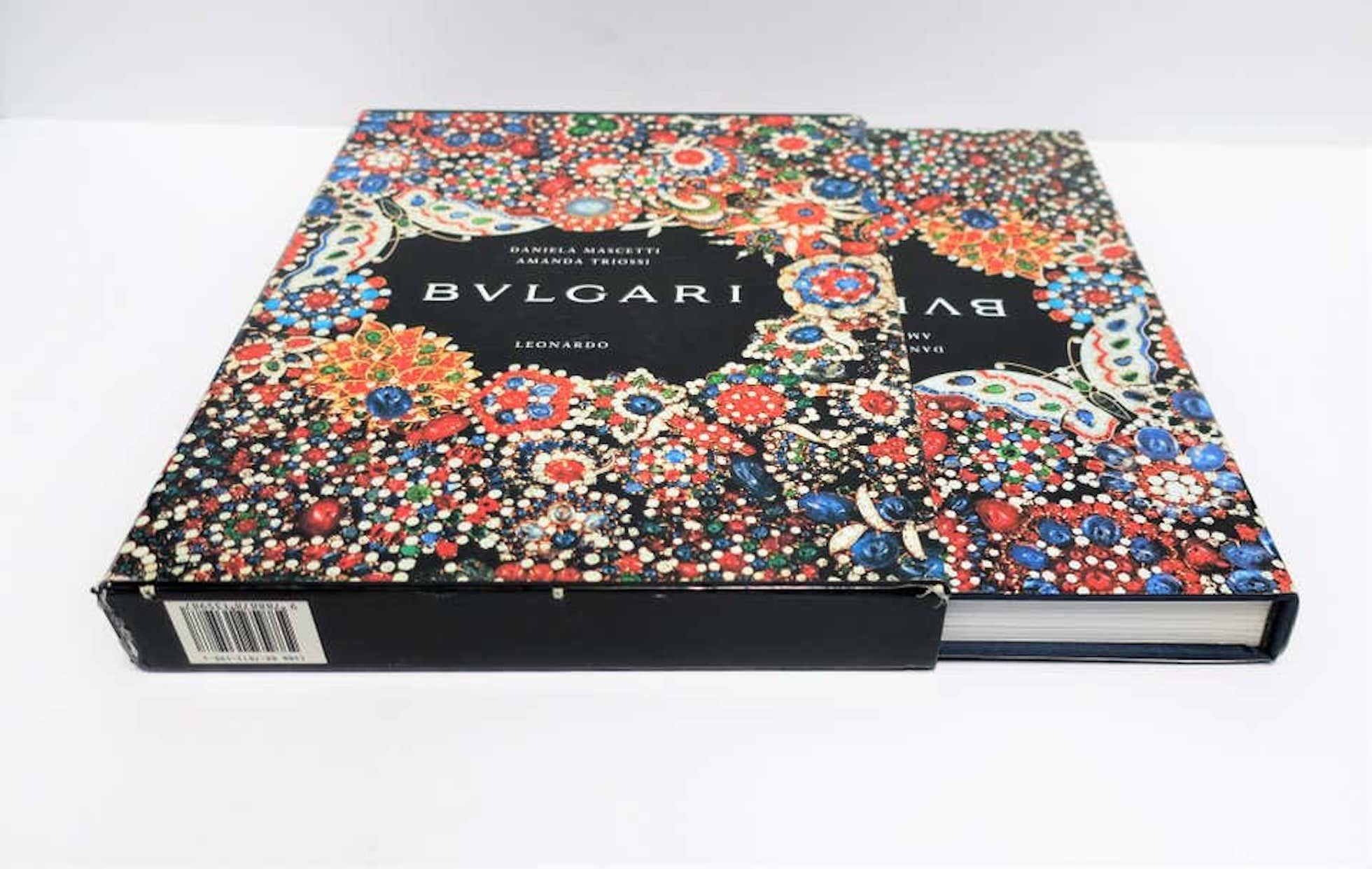 This is a beautiful coffee table or library book about the history of the iconic Italian luxury jeweler Bvlgari (or Bulgari), circa 1990s, Italy.
Book covers Bulgari's history in creating iconic gorgeous jewelry and its connection, globally, to
