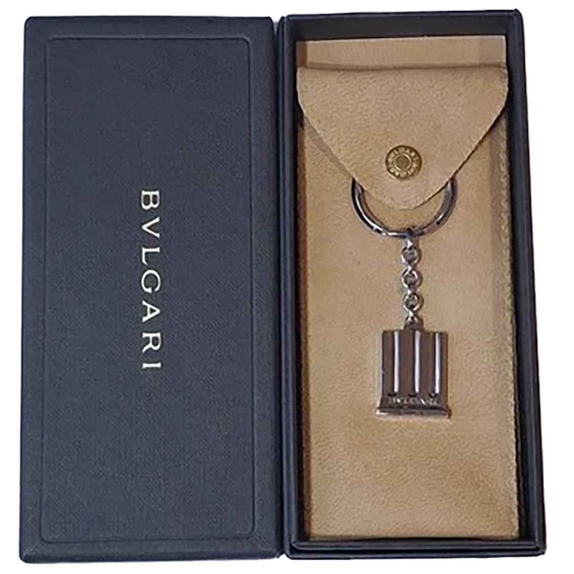 BULGARI key ring in solid 925‰ silver For Sale 1