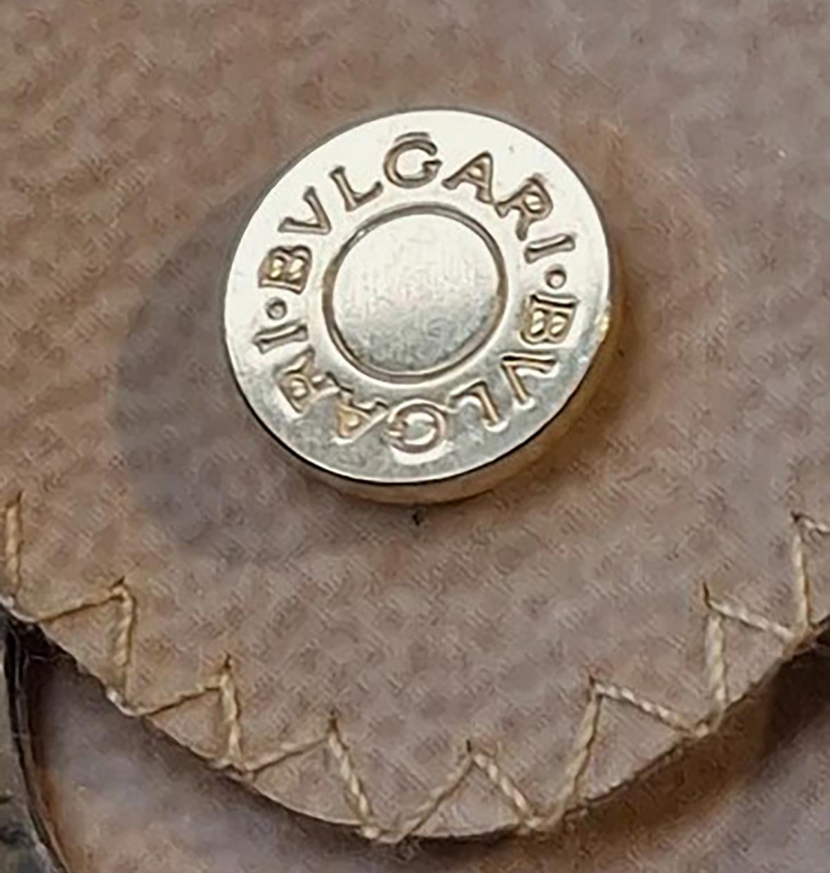 BULGARI key ring in solid 925‰ silver For Sale 4