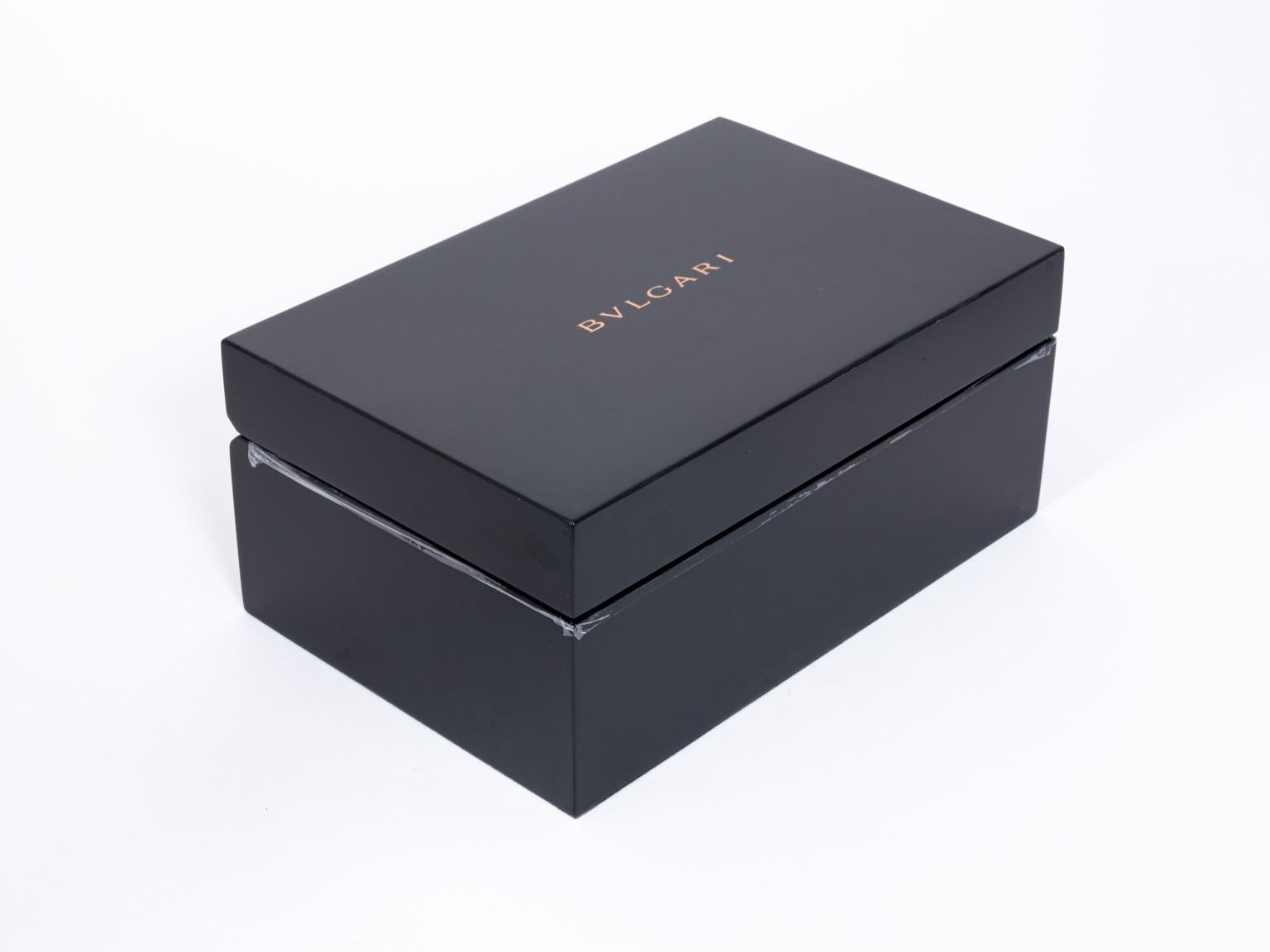 Contemporary Bulgari Lacquer Large Presentation Box