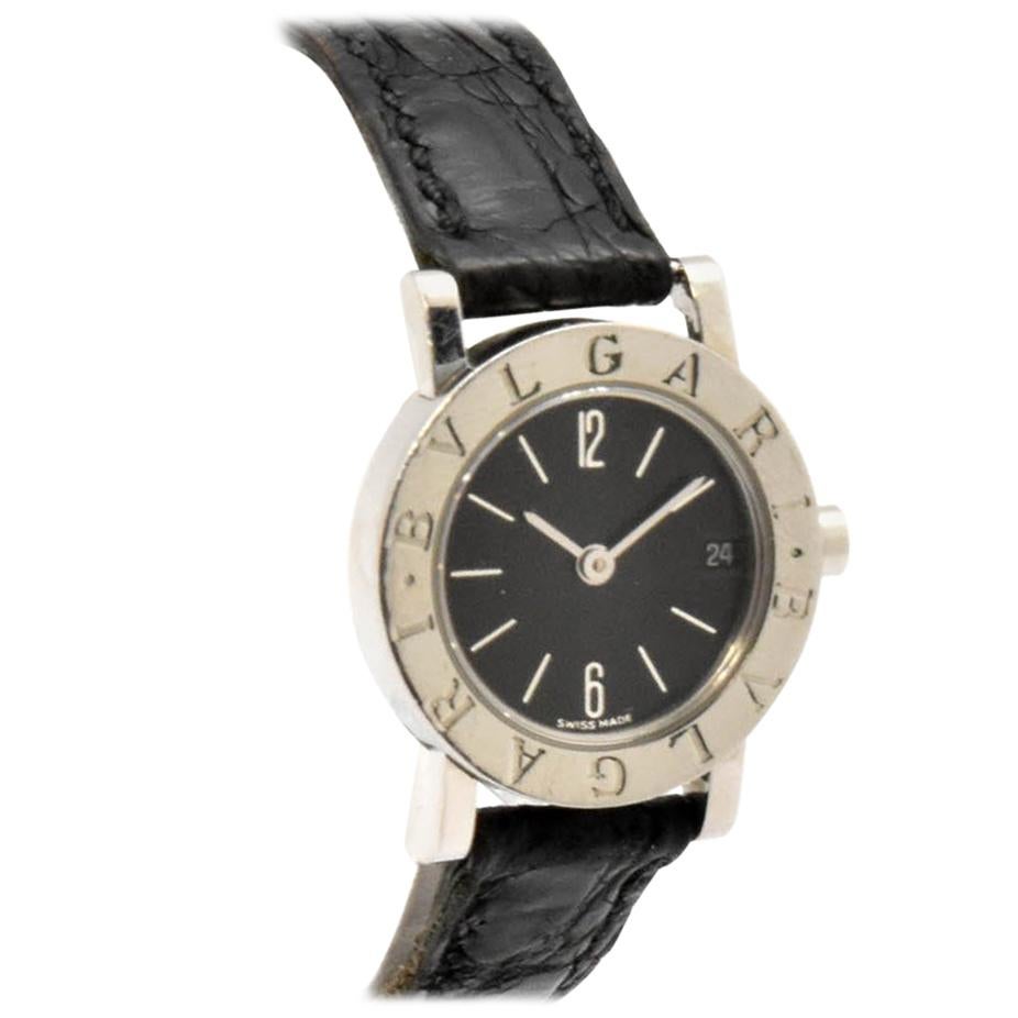 Bulgari Ladies stainless Steel quartz Wristwatch Ref BB23SLD