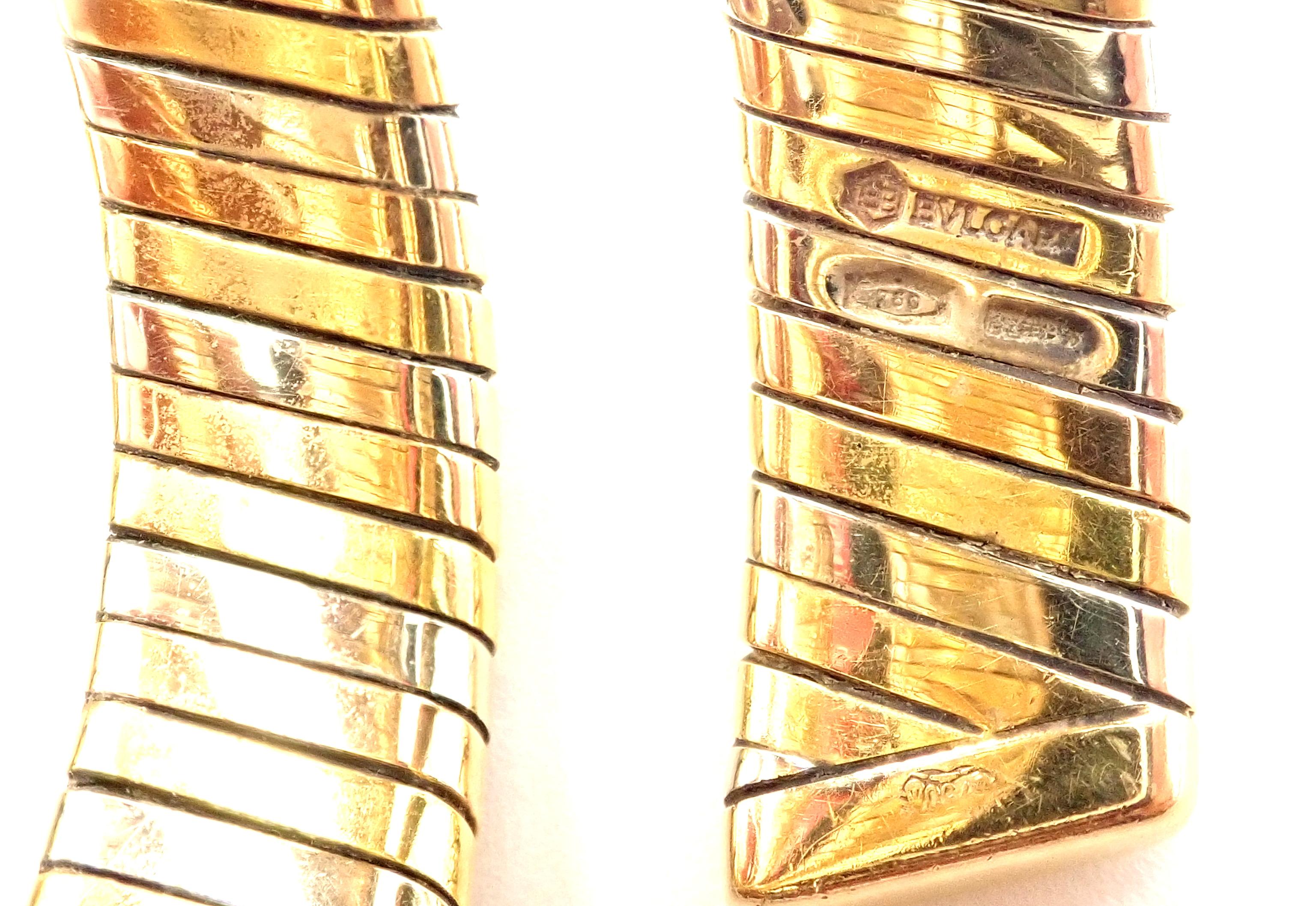 Bulgari Bulgari Damen Tri-Color Gold Tubogas Schlangenarmband Armbanduhr 2