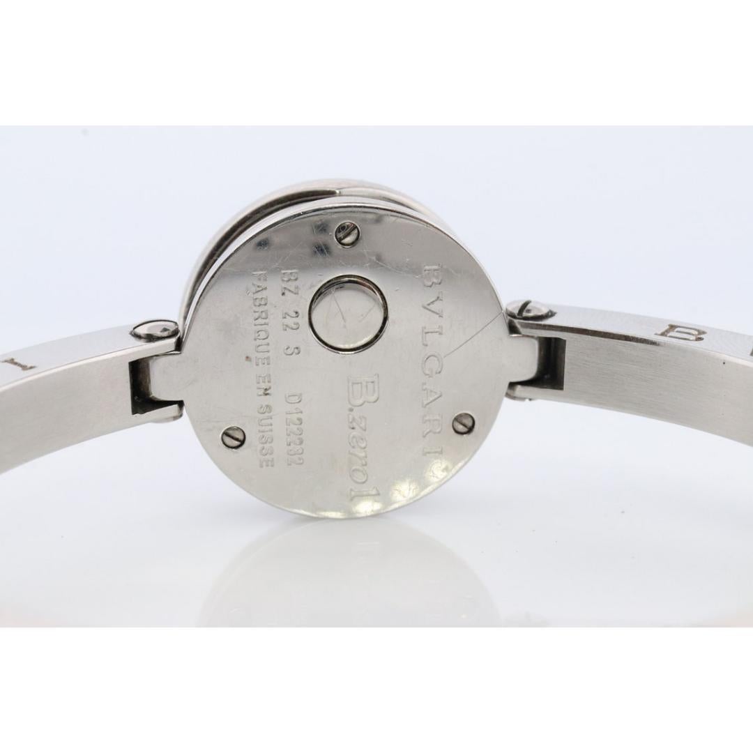 Women's Bulgari Ladies Watch. Vintage Bulgari BVLGARI B Zero 1 BZ 22 S Bangle Wristwatch For Sale