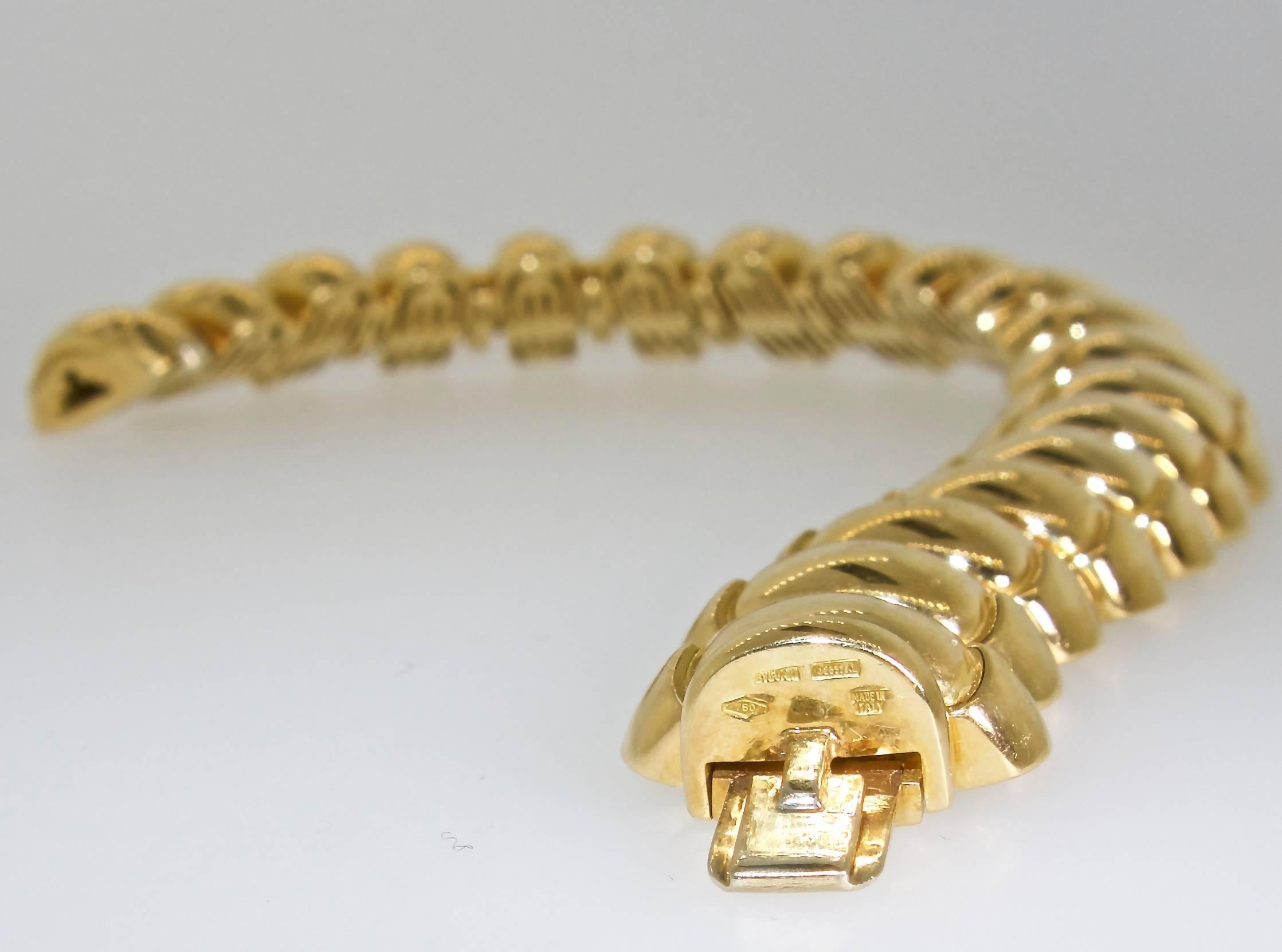 Women's or Men's Bulgari Large Link Bracelet