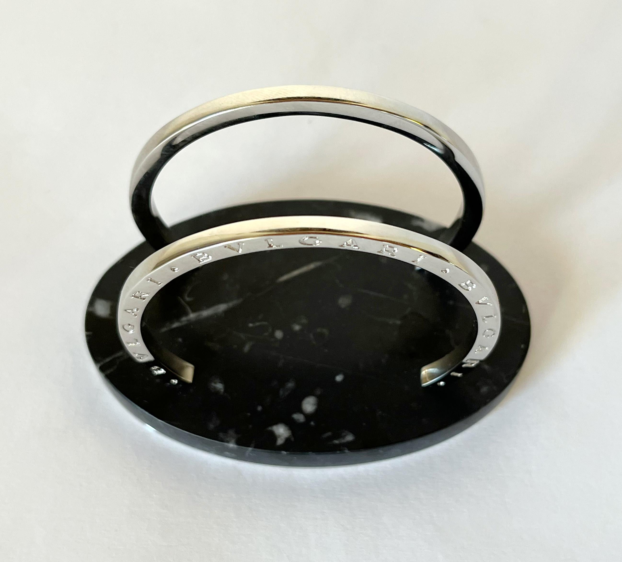 Bulgari Letter Holder In Good Condition For Sale In Los Angeles, CA