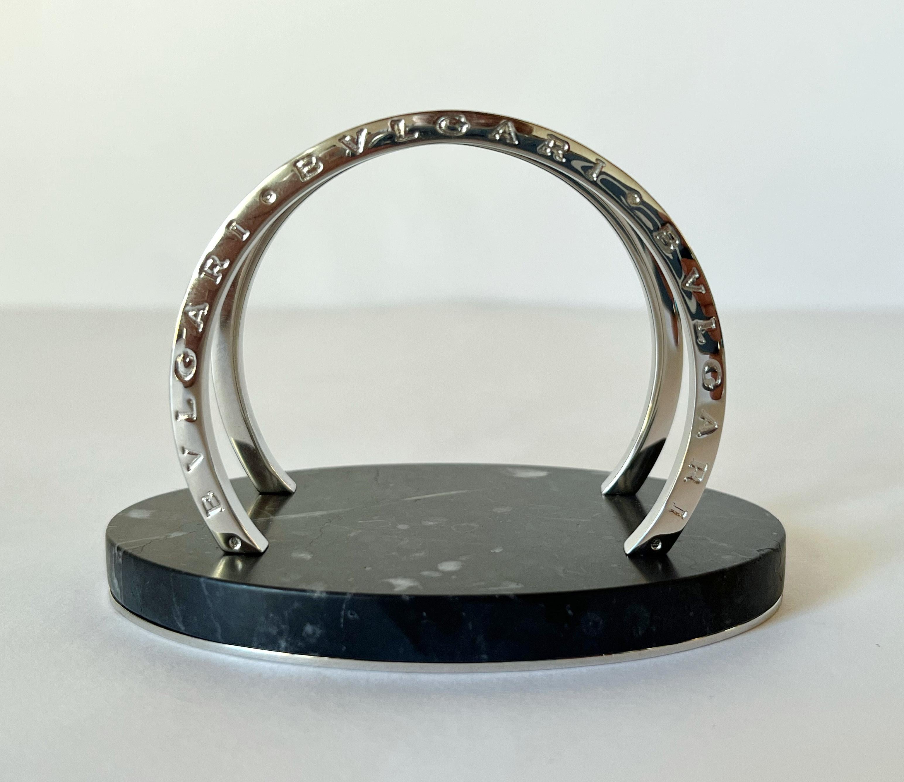 Metal Bulgari Letter Holder For Sale