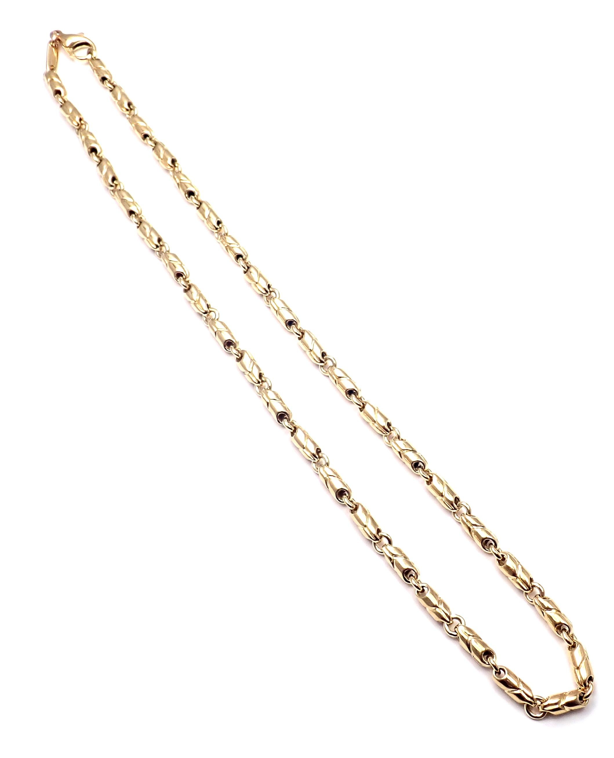 Bulgari Link Yellow Gold Chain Necklace 1