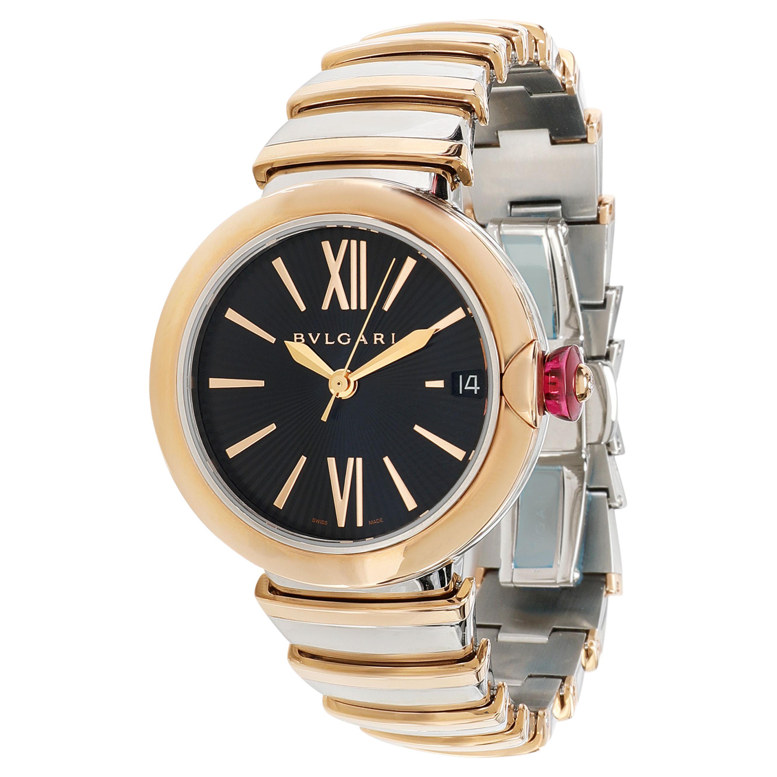 Bulgari Lucea 102192 LUP 33 SG Women's Watch in 18kt Stainless Steel/Rose Gold