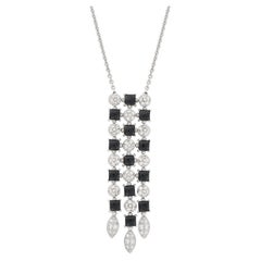 Bulgari Lucea white gold Onyx & Diamond necklace
