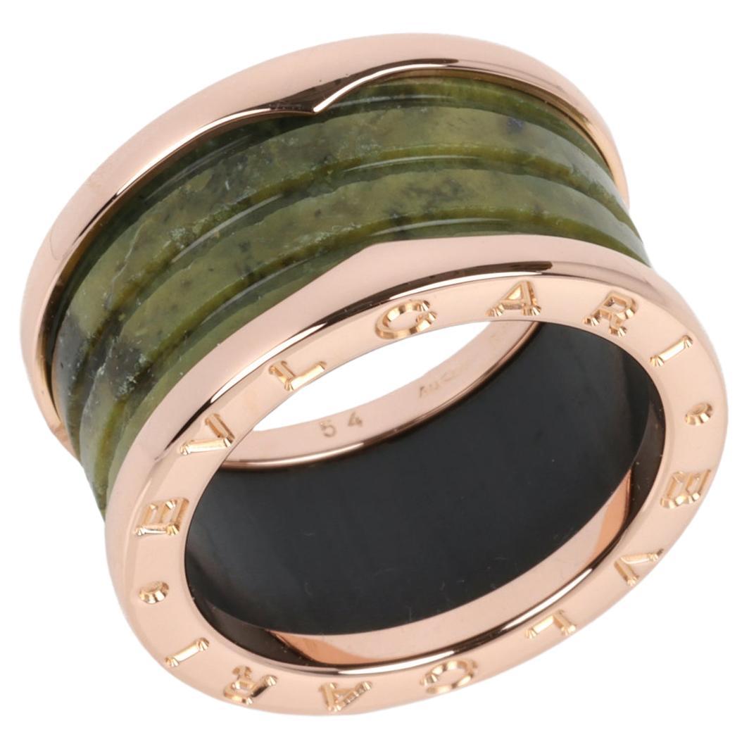 Bulgari Marble 18ct Rose Gold B.Zero1 Ring For Sale