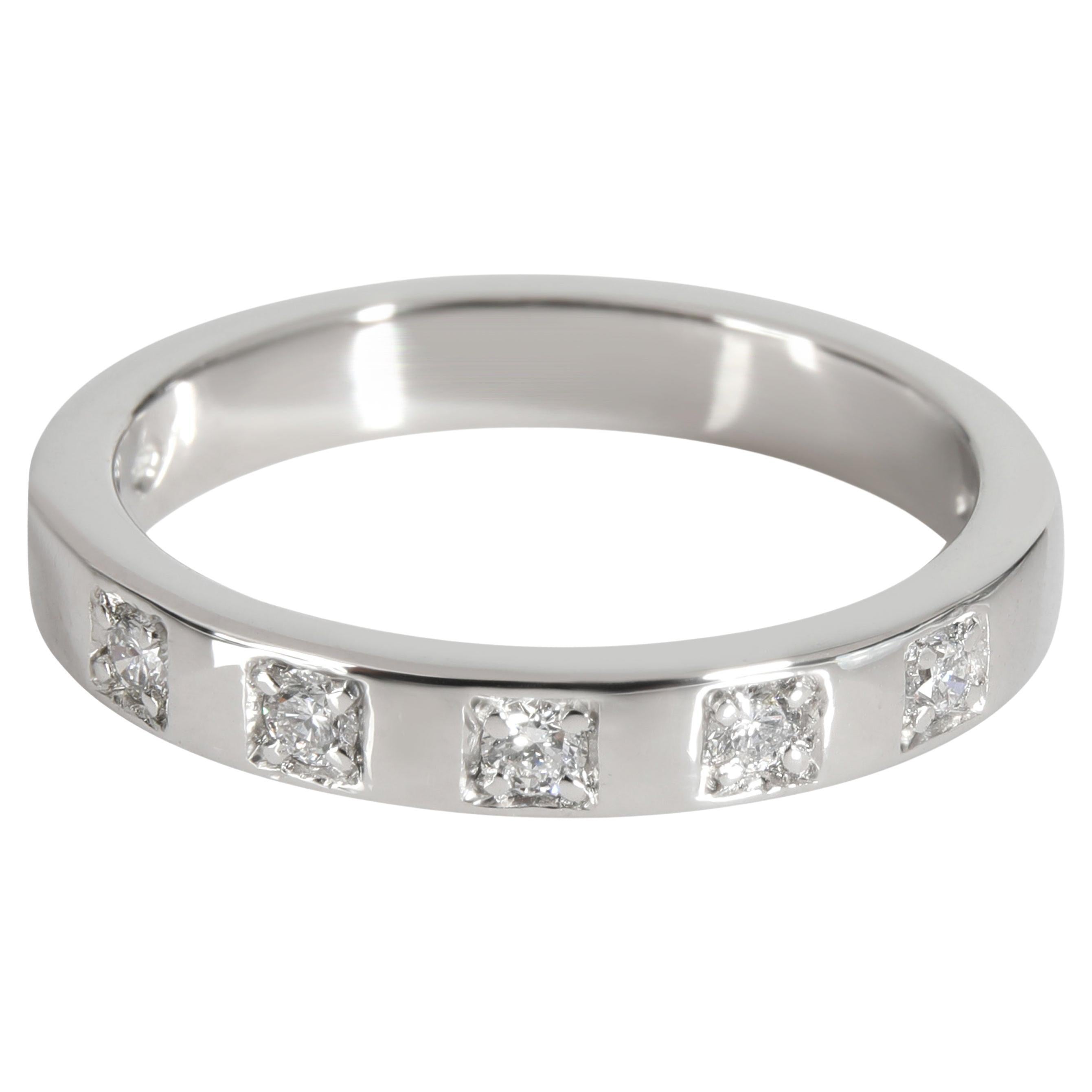 Bulgari Marry Me Diamond Band in Platinum 0.17 CTW For Sale at 1stDibs