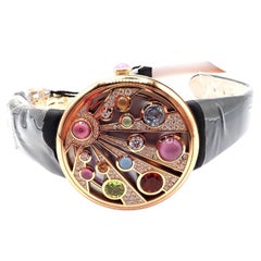Bulgari Montre Eden méditerranéenne de couleur diamant pierre de couleur nacre or rose