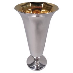 Bulgari Moderne klassische Vase aus Sterlingsilber