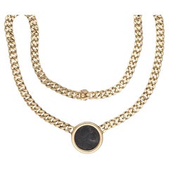 Bulgari Monete 18 Kt. Yellow Gold Antique Coin Necklace