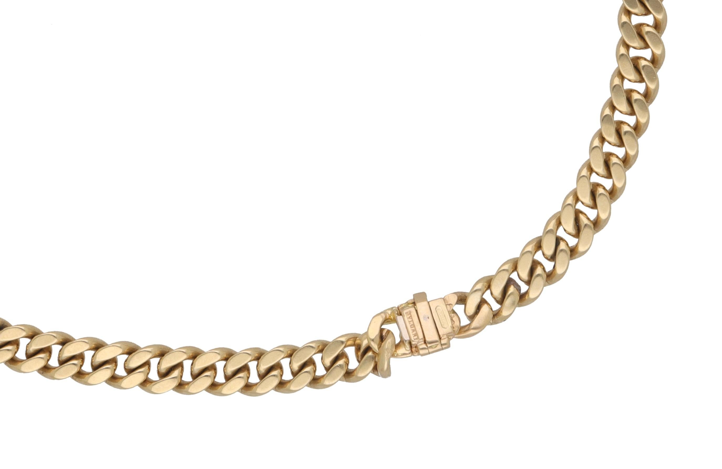 Bulgari Monete 18 Kt. Yellow Gold Antique Coin Necklace In condizioni ottime a Rome, IT