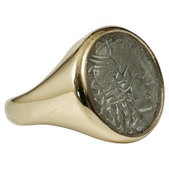 Bulgari 'Monete', Silbermünze, Ring aus 18 Karat Gold, um 1990