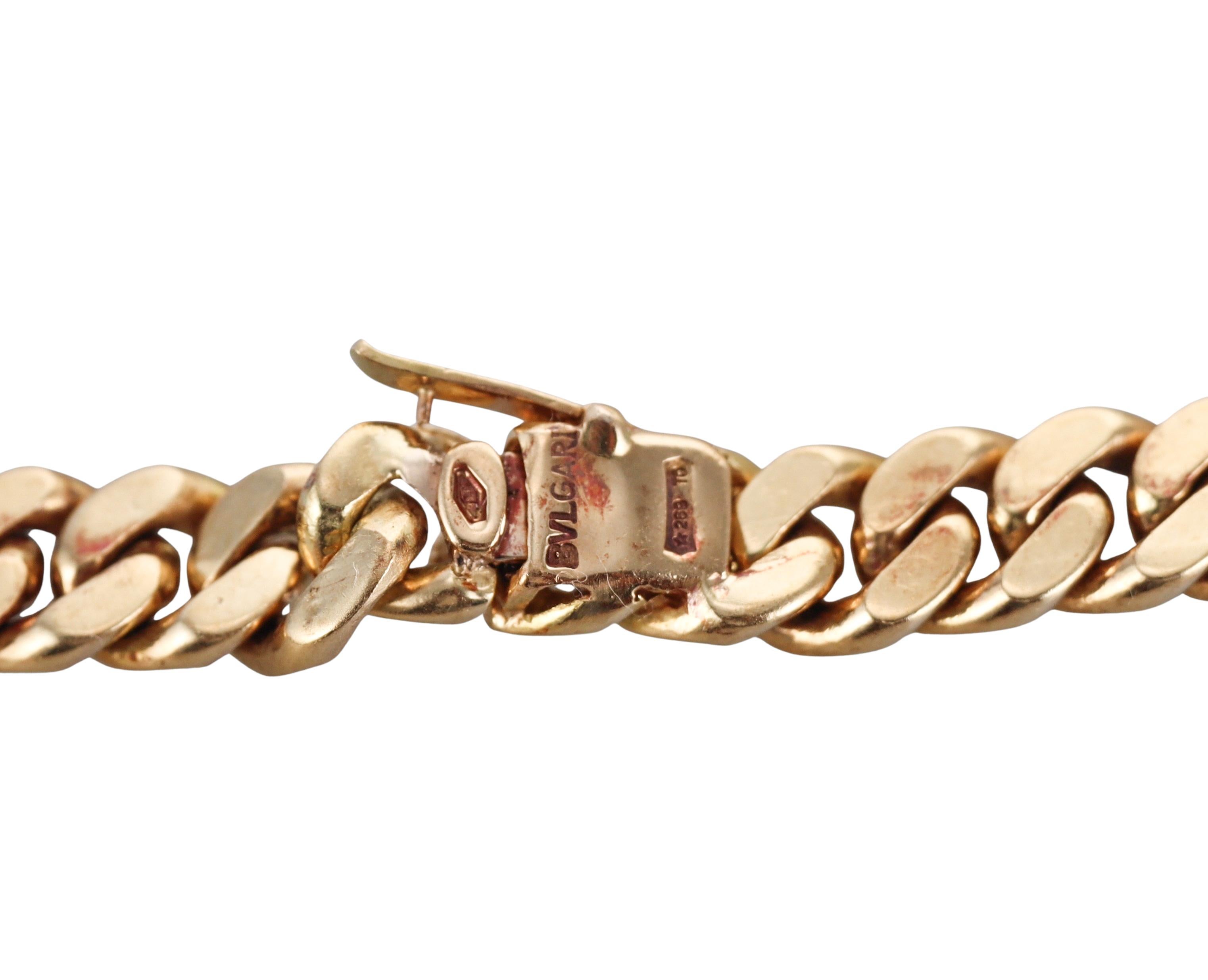 Bulgari Collier Monete 7 pièces anciennes en or rose et diamants en vente 5