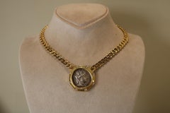 Collana in oro e monete antiche Bulgari "Monet