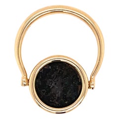 Bulgari Monete Flip-Ring aus Gold mit antiker Münze