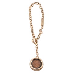 Bulgari Monete Ancient Roman Coin Gold Charm Bracelet