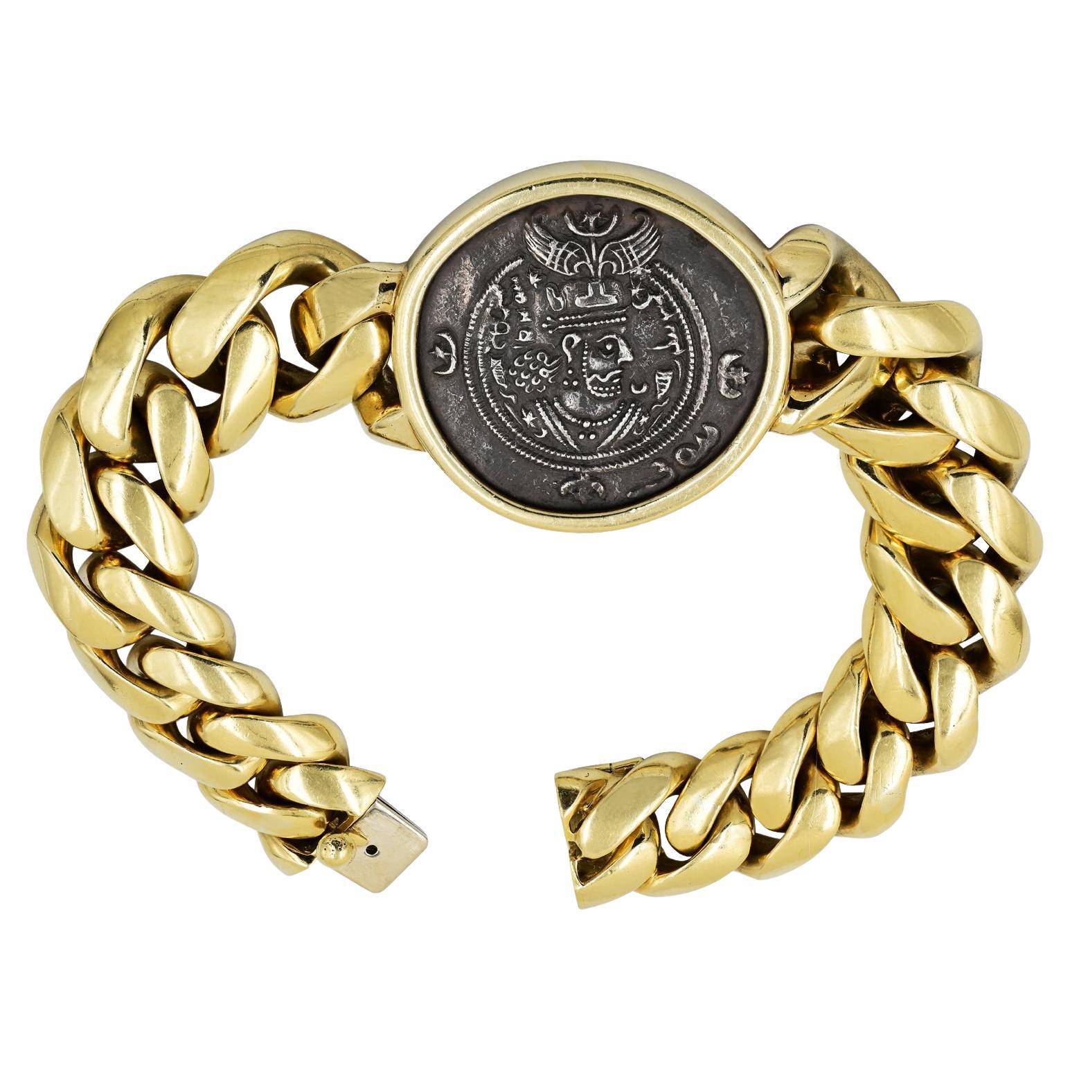 Bulgari Monete Chain Bracelet For Sale