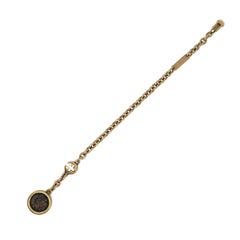 Portachiavi Bulgari Monete con ciondolo a forma di moneta di Costanzo II, epoca romana, in oro giallo 18 carati