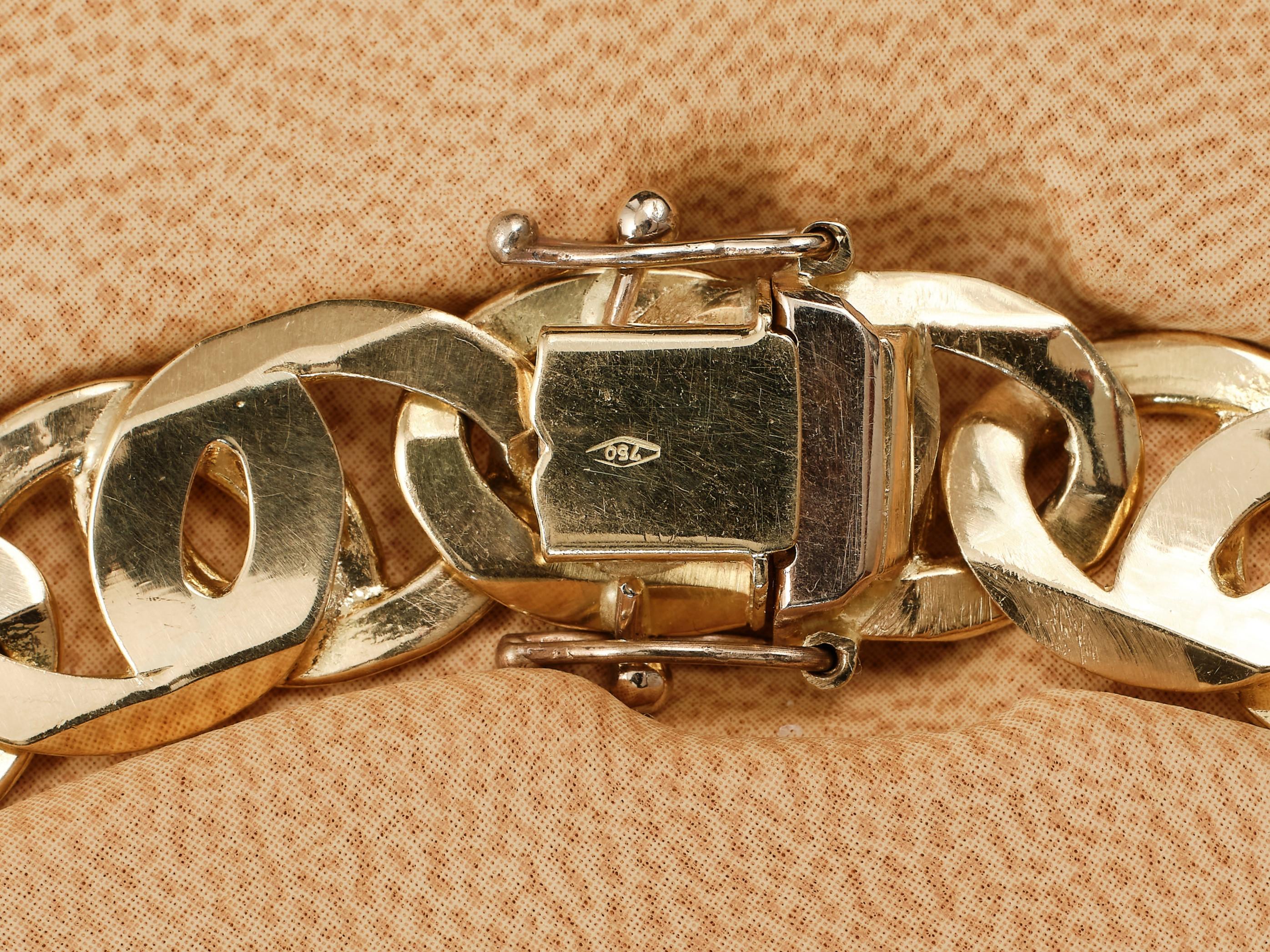 Bulgari 'Monet' Gold-Halskette, um 1980 im Angebot 3